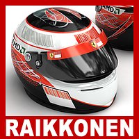 Helmet F1 2008 2009 Kimi Raikkonen