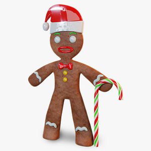 Rigged Gingerbread Man