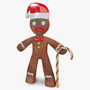 Rigged Gingerbread Man