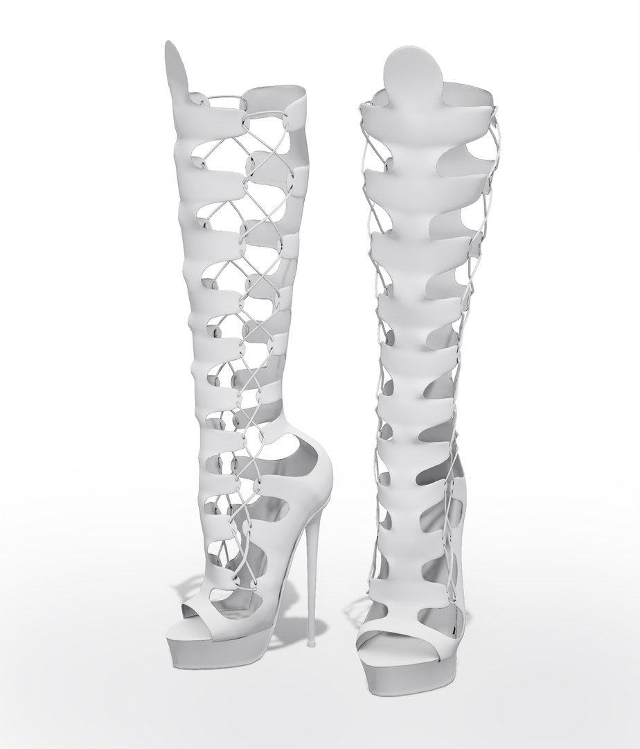 3D Gladiator Boots model - TurboSquid 1742275