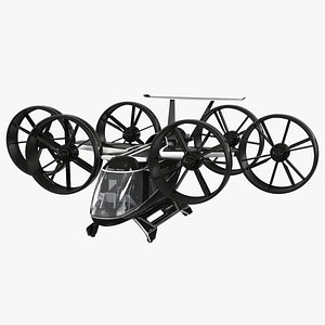 Flying Taxi Bell Nexus Simple Interior Rigged