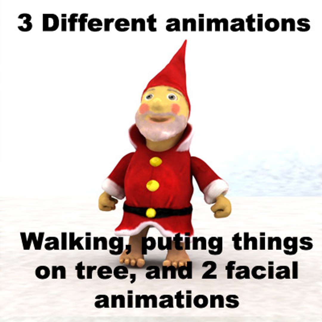 3d Santa Helpers