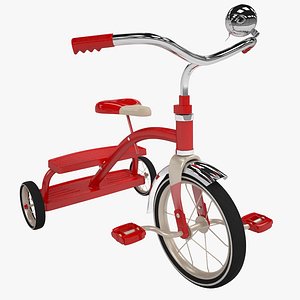 3D model kids tricycle