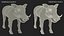 African Mammals Rigged for Cinema 4D Collection 2 3D model