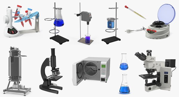 Lab equipment 2 model - TurboSquid 1396314