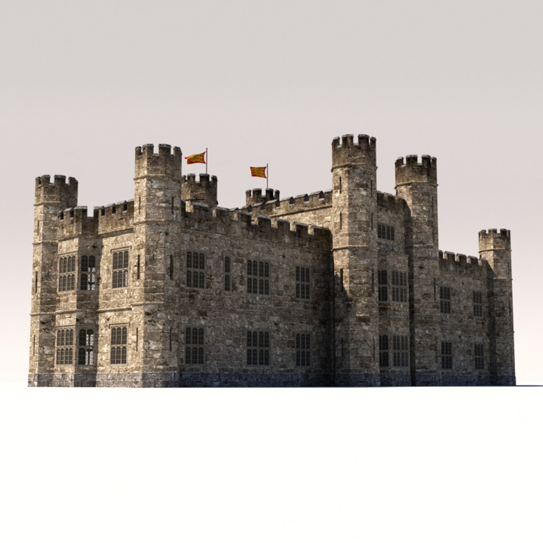 Leeds Castle 3d Obj