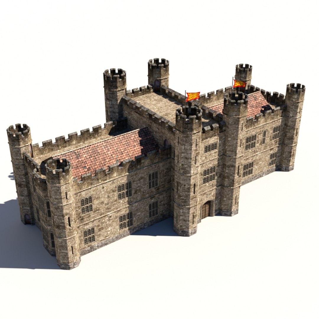 Leeds Castle 3d Obj