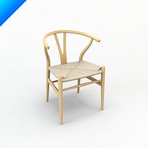 3ds ch24 wishbone chair hans wegner
