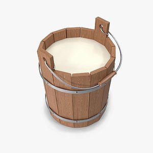 Milk Bucket 3D model
