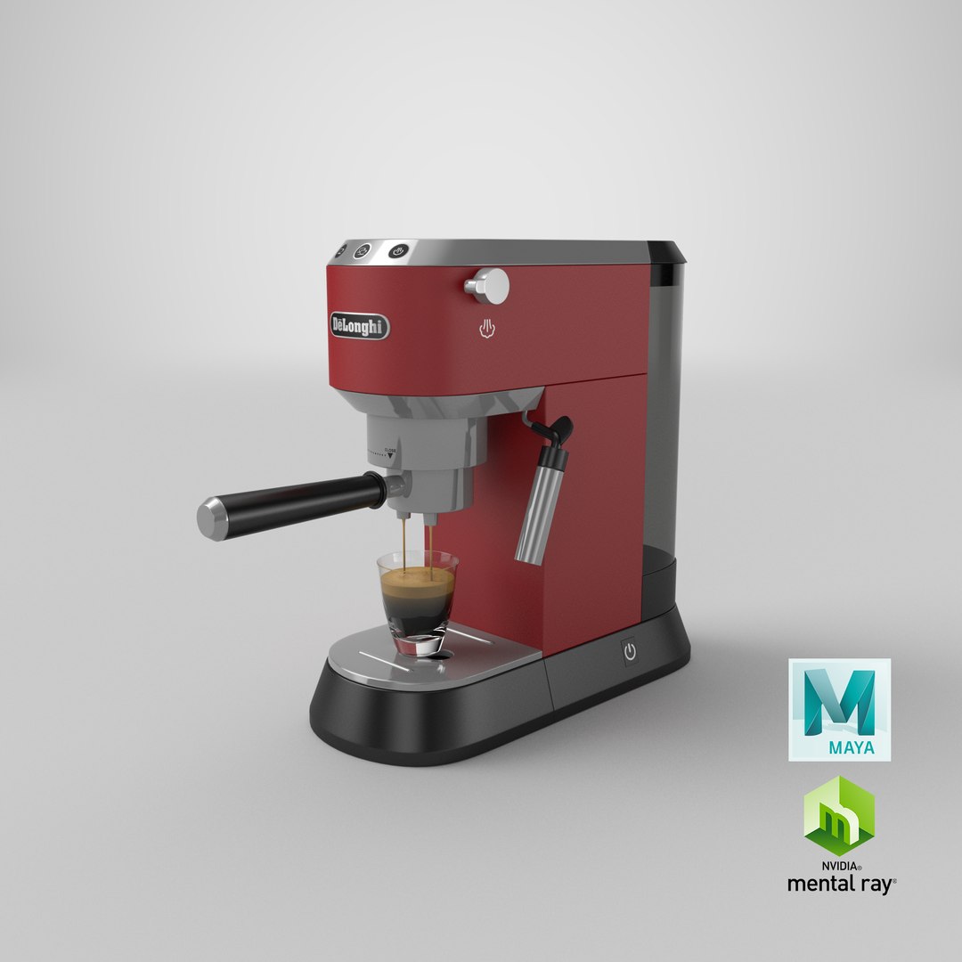3D Delonghi Dedica Coffee Machine 02 - TurboSquid 1831379