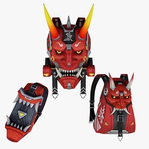 3D bag 3x Angeldevil Backpack model