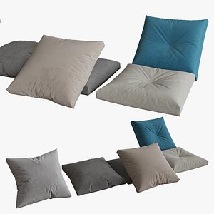 3D set pillows model
