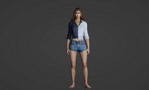 Realistic Model of a Sweet 25 Year Old Woman