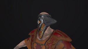 Sorcerer gameready lowpoly rigged