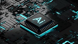 3D Artificial intelligence processor model