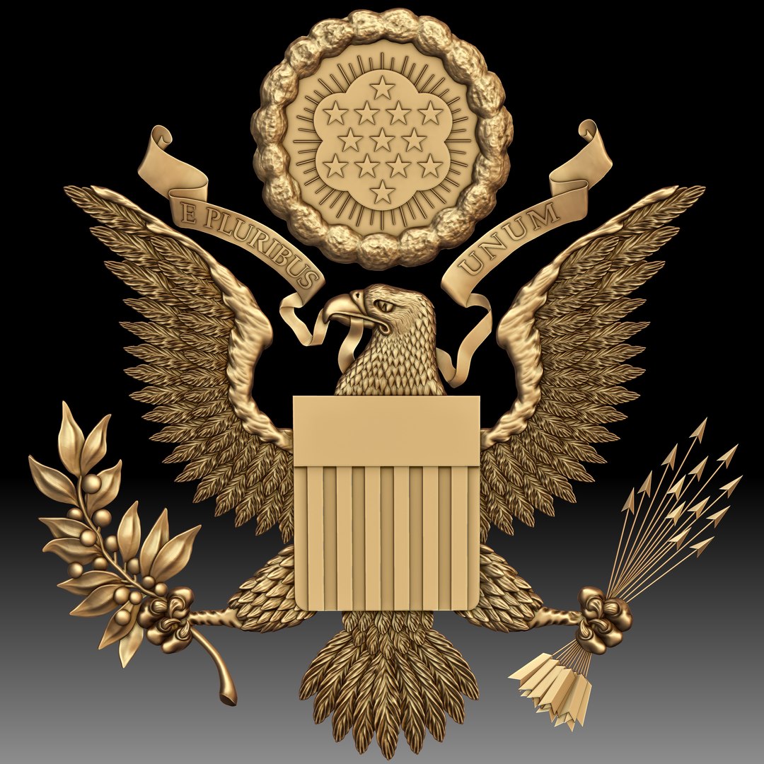 Great Seal of the United States model https://p.turbosquid.com/ts-thumb/7n/45Wbev/3S/13/jpg/1723723456/1920x1080/fit_q87/6459f976e1263a7dc70ed1ebc30e07e22e313733/13.jpg