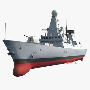 HMS Daring - Royal Navy Type 45 Class Air Defence Destroyer model