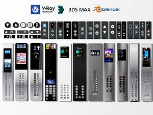 elevator buttonVRay