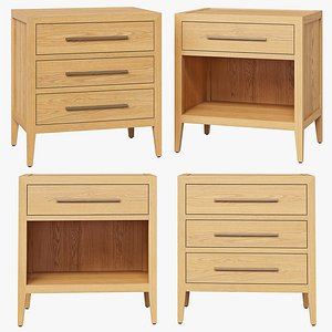 Restoration Hardware nightstand French Contemporary 26 model