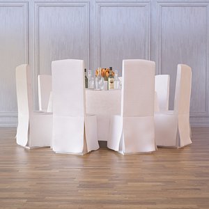 3d ballroom table