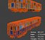 Type E Soviet Metro Carriage - High-Poly 3D Model