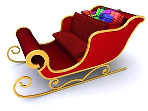 maya sleigh santa claus