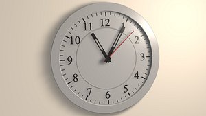 c4d wall clock