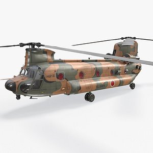 3D CH-47J Chinook JGSDF Static