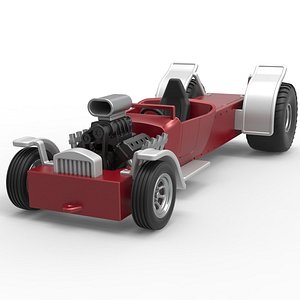 Pulling truck 2wd Scale 1 to 25