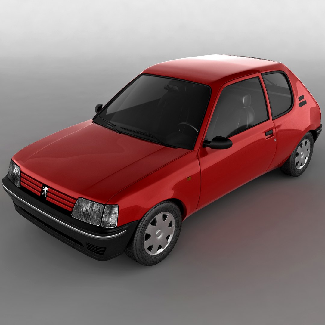 3ds max peugeot 205