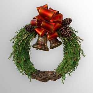 Christmas Wreath (PBR textures included)