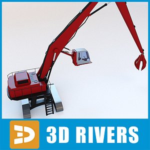 Crawler crane 01 by 3DRivers
