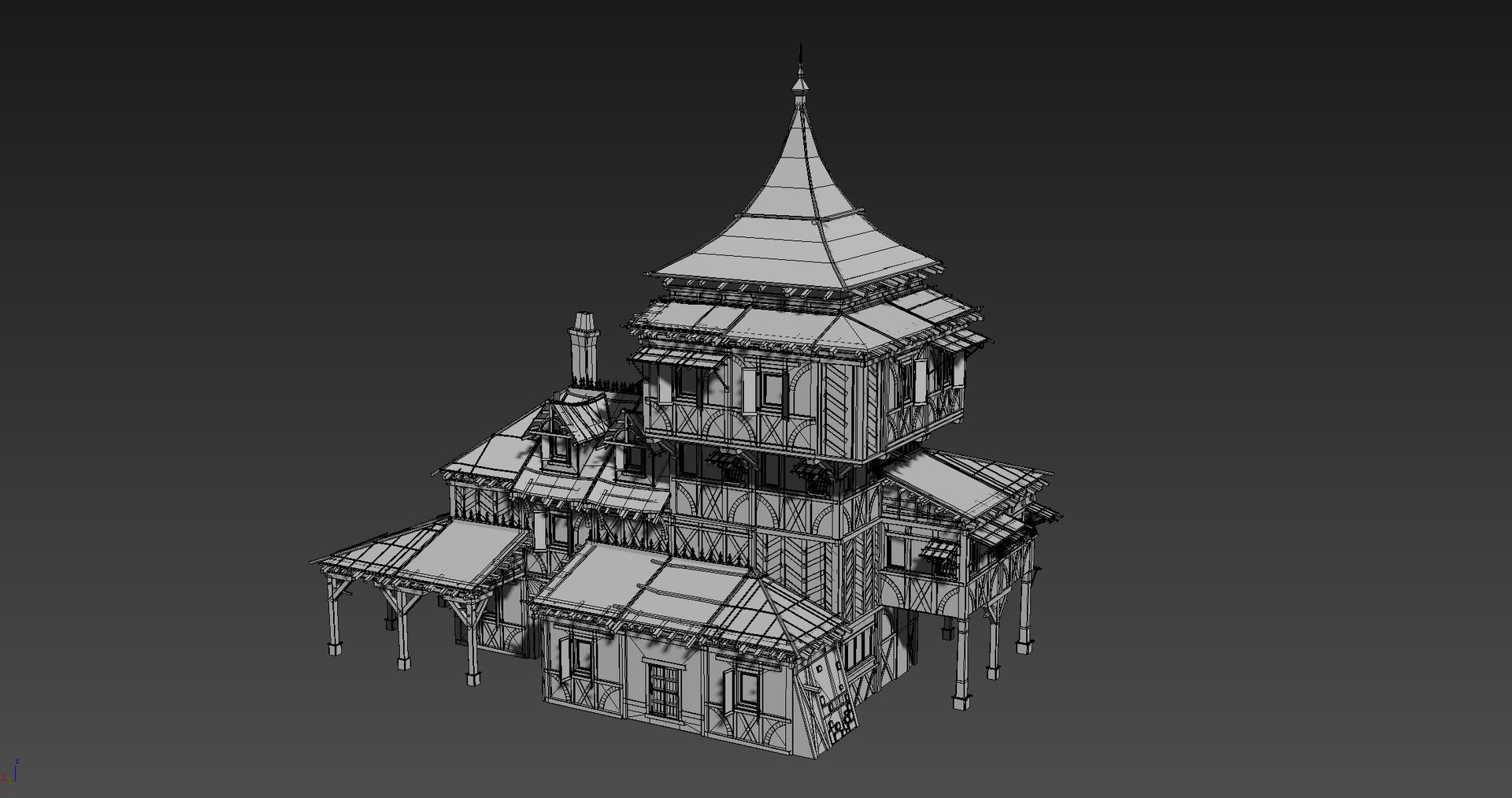 3D model medieval house fantasy 12 - TurboSquid 1252556
