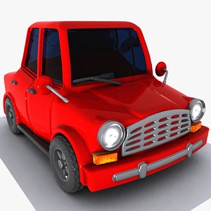 3d cartoon car