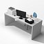3D office table items model