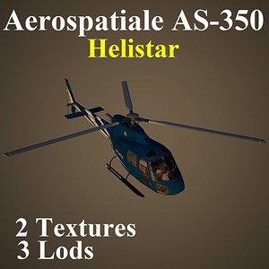 aerospatiale hlr helicopter 3d max
