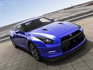 3D Model Nissan GT-R R35 2012 Model