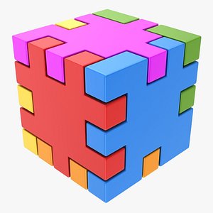 happy cube 3D model