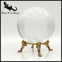 Fortune teller crystal ball