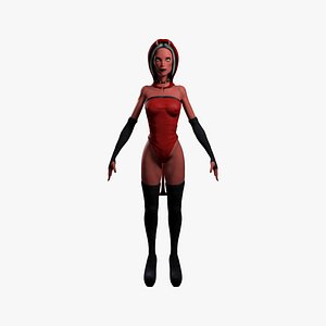 Evil Woman Low Poly