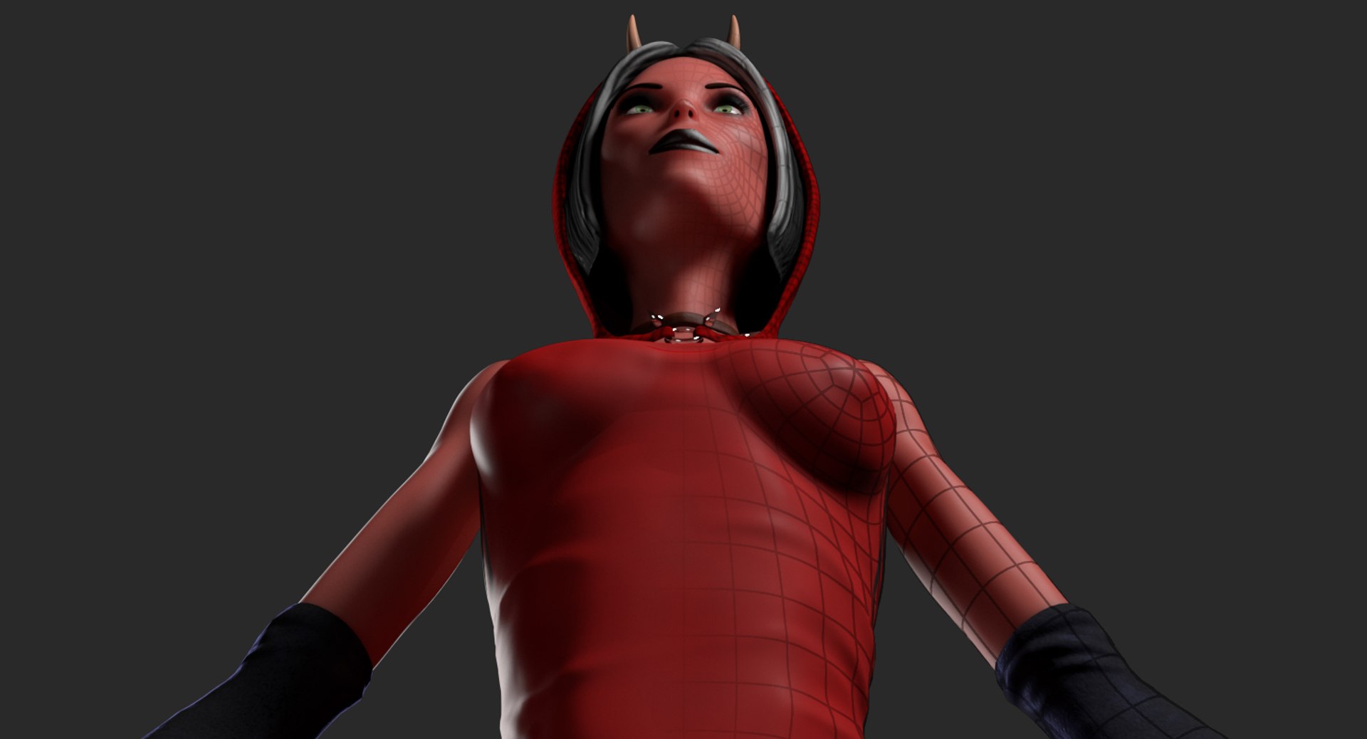 3D evil woman character model - TurboSquid 1289348