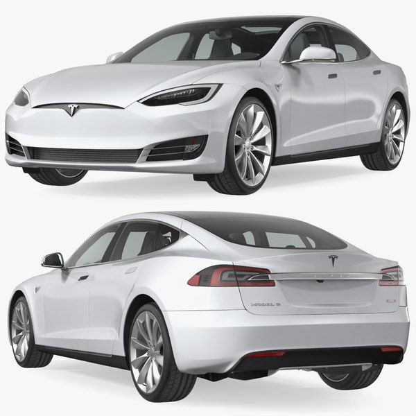 3D tesla s p100d 2017 model