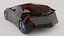 sports car of the future Low-poly 3D model