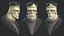 Malla base del personaje de dibujos animados del monstruo de Frankenstein
