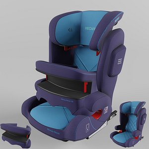 Recaro Monza Nova IS Children Car Seat Core Xenon Blue 3D