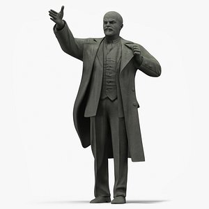 Vladimir Lenin Statue 3D model