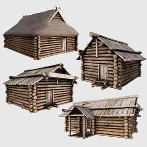 Wooden Huts Pack