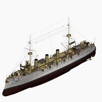 Protected Cruiser Kaiserin Augusta Imperial German Navy