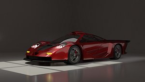 Mclaren F1 GT 1997 3D model