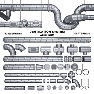 3D model ventilation